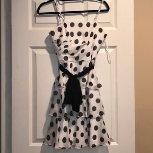 White House Black Market polka dot dress